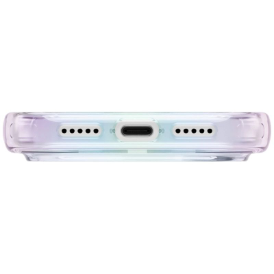 Kapak telefoni Uniq Iridescia për iPhone 17 Pro, MagClick, efekt holografik, shumëngjyrësh