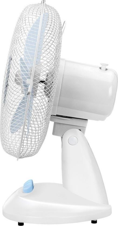 Ventilator tavoline MPM MWP-23, 23cm, rrotullim 90°, i bardhë blu