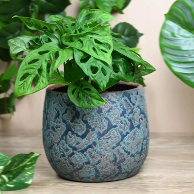 Vazo dekorative Mica Flowerpot Clemente 1034808, qeramike, Ø 16.5 cm, ngjyrë bakër