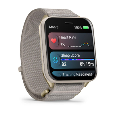 Smartwatch Garmin Venu X1, GPS, ekran AMOLED, ari i butë