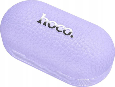 Kufje pa tela Hoco TWS EQ19, Bluetooth 5.4, me kuti karikimi, ngjyrë vjollcë