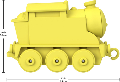 Set lodrash tren Thomas &amp; Friends Mystery Color Reveal, 2 lokomotiva, me vagona, shumëngjyrëshe