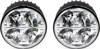 Комплет дневни светла AMiO 01524, ЛЕД 800 lm, 12–24V, црн