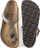Sandale Birkenstock Gizeh BS W 0043753, taban anatomik, metalike, argjendi