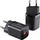 Karikues AC T-phox Handy Series T-PP08, 33W, me USB dhe USB-C, i zi