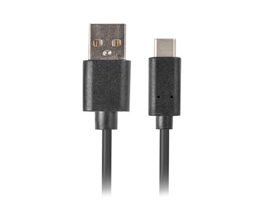 Kabllo Lanberg, USB A / USB C, 1.8 m, e zezë