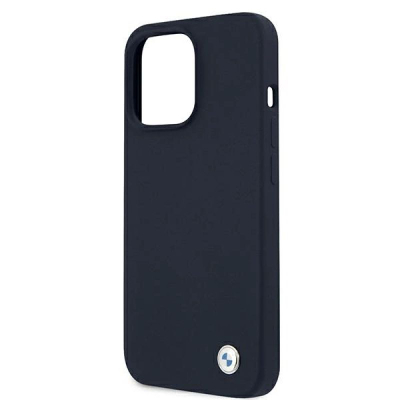 Mbrojtëse telefoni BMW Silicone Signature, për iPhone 13 Pro 6.1", hardcase, blu navy