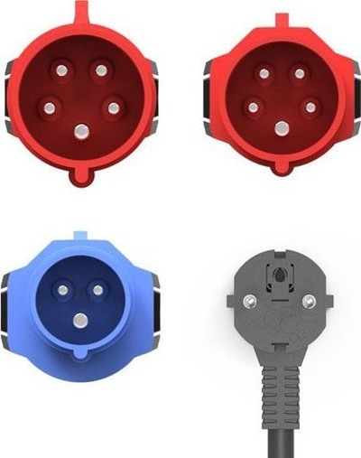 Set adapterësh karikimi NRGkick 20001051 Socket, për automjete elektrike, shumëfishe prizash