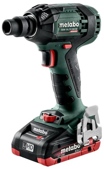 Çelës goditës Metabo SSW 18 LTX 300 BL, pa kabllo, 18V, 300 N·m, me 2 bateri