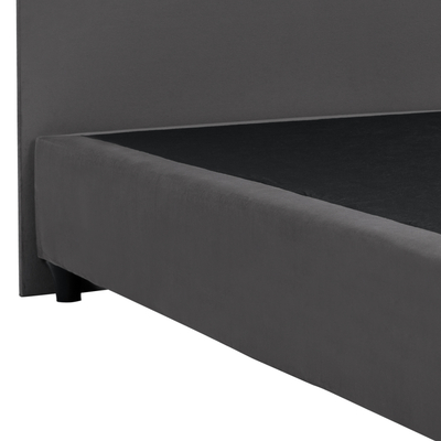 Shtrat Malena HM651.10, 90x200 cm, kadife gri
