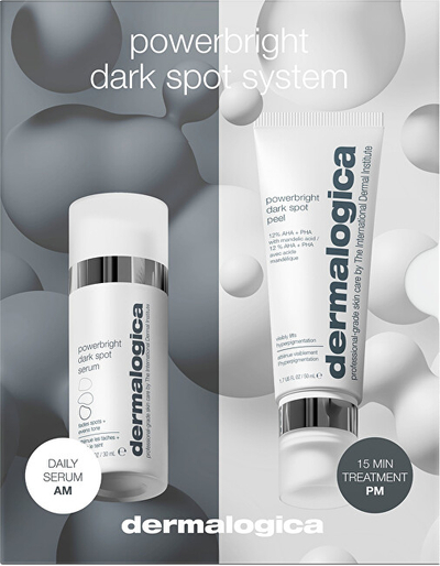 Set për kujdesin ndaj lëkurës Dermalogica PowerBright Dark Spot System Hyperpigmentation Care Gift Set, serum 30 ml + eksfoliues 50 ml