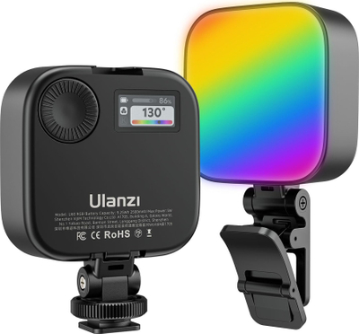 Dritë e vazhdushme Ulanzi U60 RGB Pocket Light, me U Mount, e zezë
