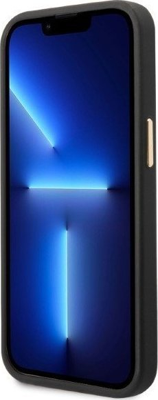 Futlle telefoni Guess GUHMP13MSAPSTK, për iPhone 13 6.1", MagSafe, e zezë