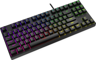 Tastierë mekanike Krux Atax PRO RGB KRX0079, Gateron Blue, USB, e zezë