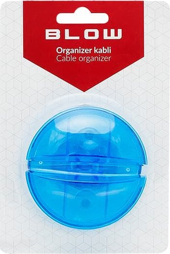 Organizer kabllosh Blow 42-103, plastikë, mbledhës rrotullues, blu