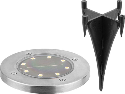 Llambë oborri me diell Neo LED, 50 lm, inox