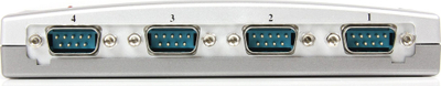 Adapter USB në RS232 StarTech 4 porta, DB9, hub serial