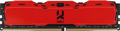Memorie GoodRam IRDM X, DDR4, 8 GB, 3200 MHz, CL16, IR-XR3200D464L16SA/8G