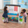 Пиктурен сет за игри Step2 Jumbo Art Easel, двостран, со полици за организирање, сива и бела