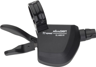 Ndërrues marshesh Microshift XLE, i djathtë, 11-shpejtësi, kompatibil me Shimano