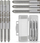 Set çelësa fileto HSS M3, M3x0.5 mm, 3 copë