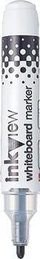 Marker për tabele uni-ball Inkviewboard PWB-202, majë e rrumbullakët, trup transparent, i zi