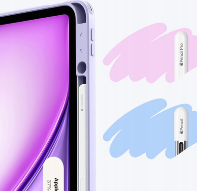 Футрола за таблет ESR Flip Hybrid за iPad Air 13 2024 2025, генерација 1 и 2, со држач за Apple Pencil, црна