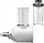 Aksesor për mikser KitchenAid 5KSMVSA Fresh Prep, prerës dhe grirës, inox, i bardhë