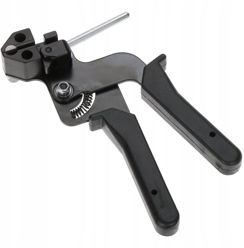 Mjet krimpimi DELTA TOOLS HT-CT02, për brez çeliku, me prerëse, i zi