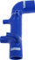 Set tuba silikoni TurboWorks për marrje ajri Subaru Impreza STI GC8 EJ20, rezistencë deri 200°C, blu