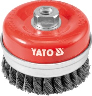 Furçë ballore me fijë të përdredhur Yato YT-4769, 100mm, metalike