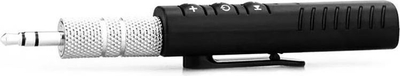Adapter Bluetooth Media-Tech MT3588, marrës audio 3.5 mm, me mikrofon, i zi