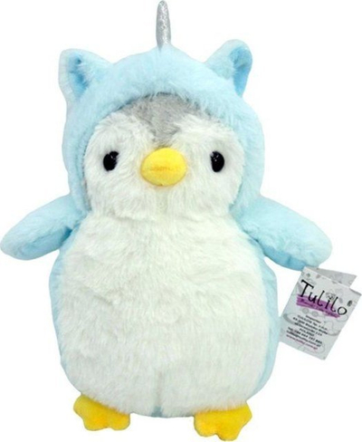 Lodër pelushi Tulilo Penguin Romek, 20cm, e kaltër