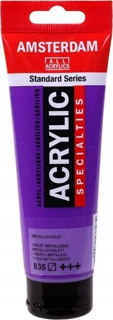 Bojë akrilike Amsterdam Metallic Violet, 120ml, vjollcë metalike