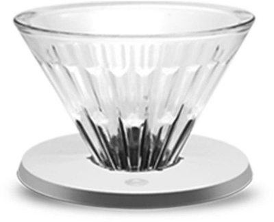 Dripper kafeje Timemore Crystal Eye 01, xham, për 1 person, transparent
