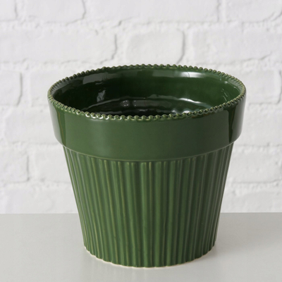 Vazo lulesh Boltze Home Juniper, porcelan, 15.7cm, jeshile