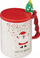 Filxhan qeramik Christmas, me lugë, me kapak, 350 ml