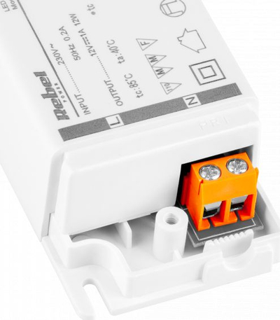 Furnizues energjie LED Rebel URZ0882, 12V 1A, 12W, bardh e portokalli