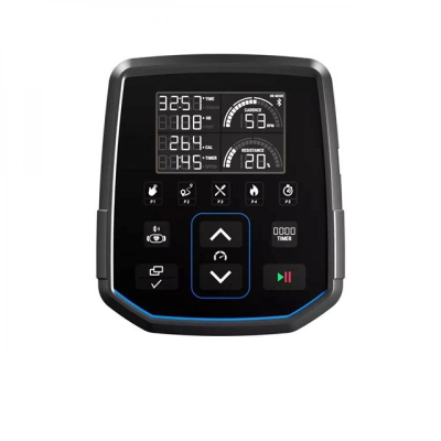 Biçikletë spinning Horizon Fitness 7.0 IC-22, rrotë inercie 13 kg, ekran LCD, gri