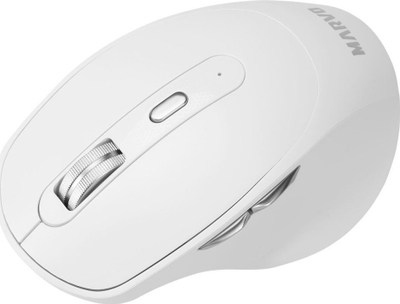 Mouse pa kabllo Marvo WM106W, 1600DPI, Bluetooth dhe 2.4GHz, i bardhë