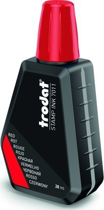 Bojë për vulë Trodat Stamp Ink Without Oil, 28 ml, e kuqe