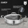 Tigan çeliku inox Heinner TITANIUM3, 30 cm, 4.8 L, me kapak