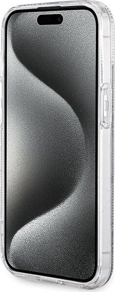 Kase telefoni Guess IML GCube MagSafe, për iPhone 15 Plus 14 Plus, TPU PC, e zezë