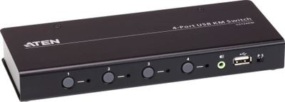 Switch KM ATEN CS724KM, 4 porta USB, Boundless, kabllo të përfshira