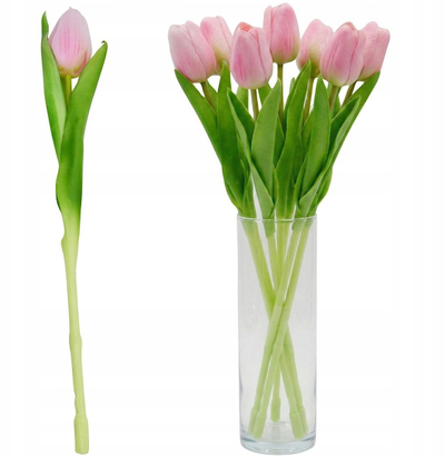 Lule artificiale Saska Garden Tulipan, dekorative, rozë