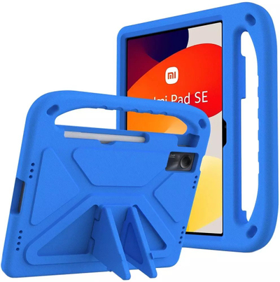 Mbrojtëse tableti 4kom.pl Funcolor, për Xiaomi Redmi Pad SE 11 2023, me dorëzë dhe qëndrim, blu