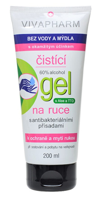 Xhel pastrues për duar Vivapharm 200 ml