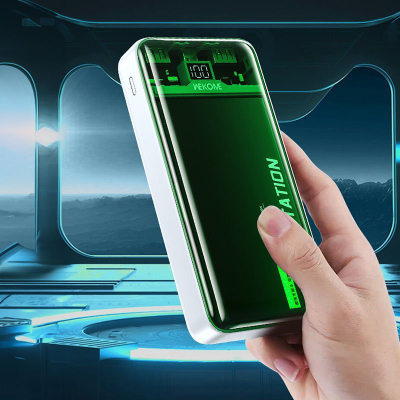 Надворешна батерија WEKOME WP-353 Vanguard, 10000mAh, PD 20W QC 22.5W, зелена
