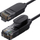 Kabllo rrjeti Ugreen 70332, RJ45 Cat 6A UTP, 1 m, e zezë