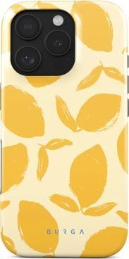 Kapak telefoni Burga Tough MagSafe Lemon Tart për iPhone 16 Pro, mbrojtës, shumëngjyrësh